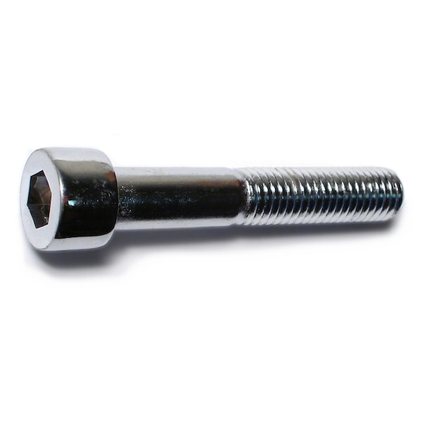 Midwest Fastener M10-1.50 Socket Head Cap Screw, Socket, Chrome Plated Steel, 60 mm Length, 6 PK 34346 - main
